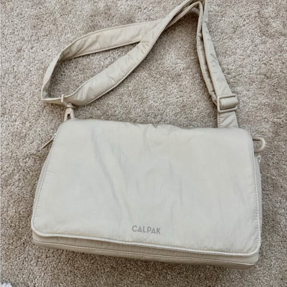 Calpak Oatmeal Convertible Stroller  Crossbody Bag